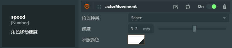 编辑器中的描述